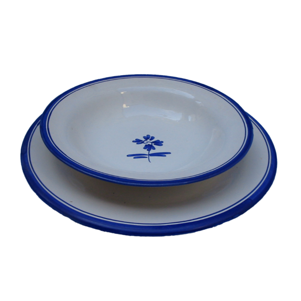 VAJILLA SENCILLA MEDIDAS: PLATO LISO: 28,5CM, PLATO HONDO:22CM