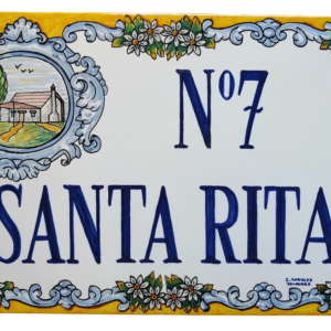 AZULEJO PERSONALIZADO CON NUMERO PARA CASA