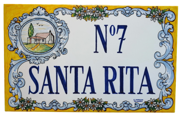 AZULEJO PERSONALIZADO CON NUMERO PARA CASA