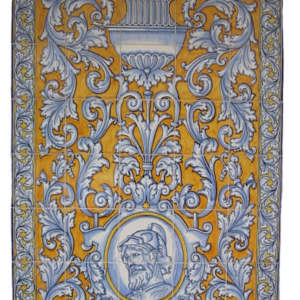 MURAL DE CERÁMICA DE TALAVERA ESTILO RENACENTISTA