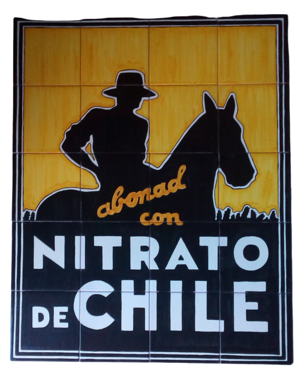 MURAL DE CERÁMICA DE NITRATO DE CHILE