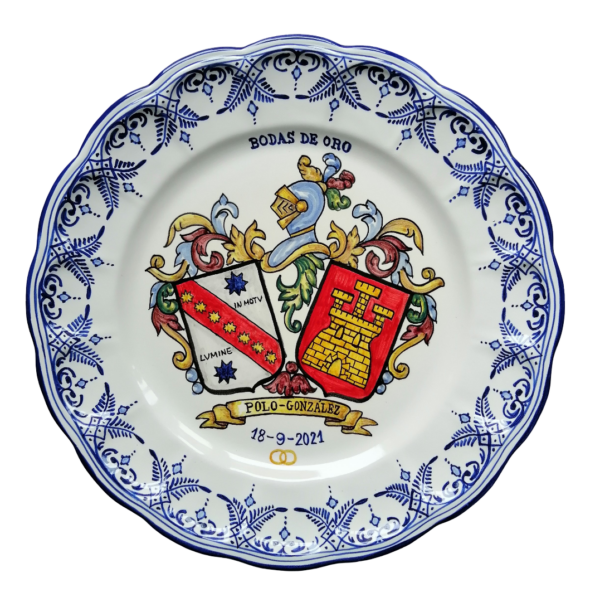 PLATO HERÁLDICO DE CERÁMICA 35CM