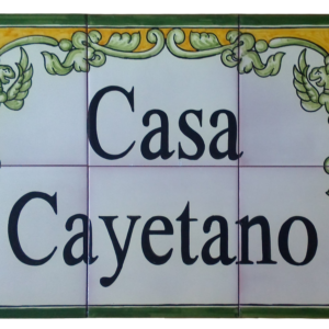 ROTULO DE CERÁMICA PERSONALIZADO