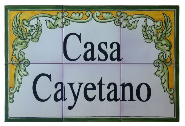 ROTULO DE CERÁMICA PERSONALIZADO