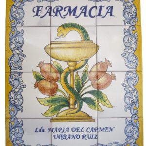 Mural de cerámica para farmacia
