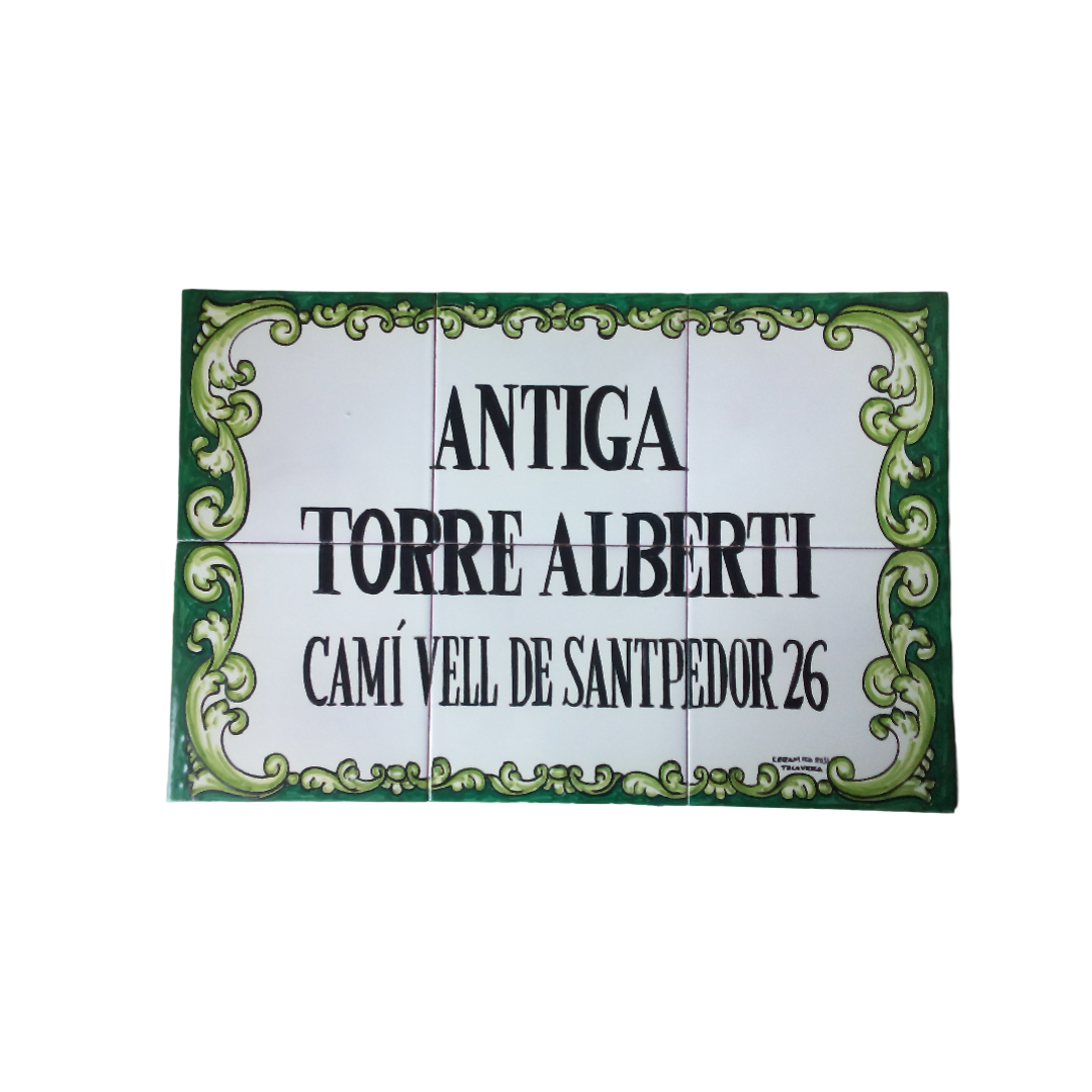 azulejo personalizado en cerámica para casas, fincas y fachadas