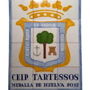 mural de cerámica de Talavera pintado a mano