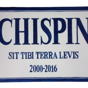 cartel de cerámica personalizado