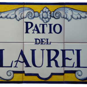 rotulo cerámica para fachada exterior