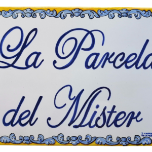 letrero cerámica talavera personalizado
