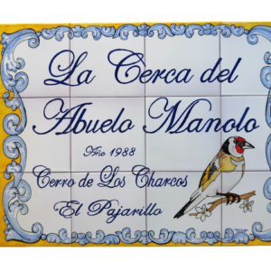 mural de cerámica personalizado azulejos