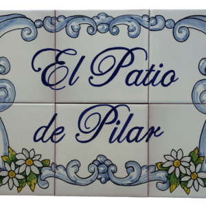 rotulo cerámica artesanal talavera