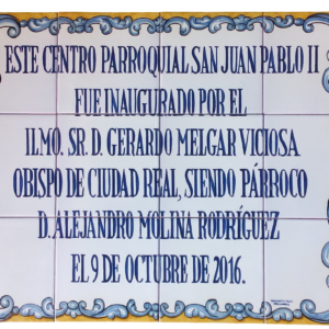 mural de cerámica artesanal de Talavera