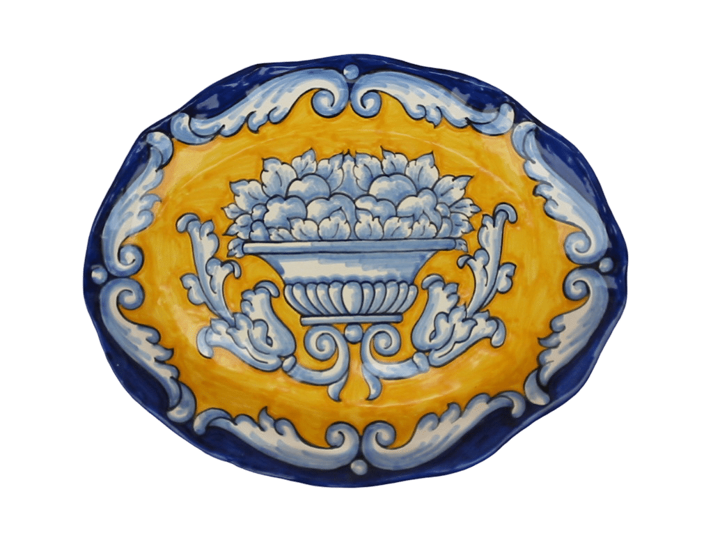 Bandeja cerámica de Talavera renacentista