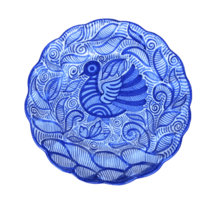 plato de cerámica estilo hispanoárabe