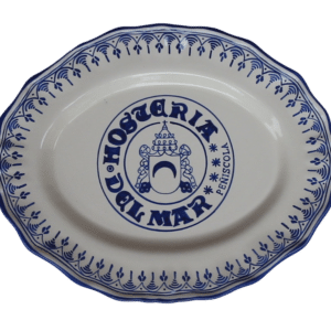 Bandeja de cerámica Talavera con logo