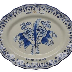 Bandeja cerámica regalo aniversario bodas